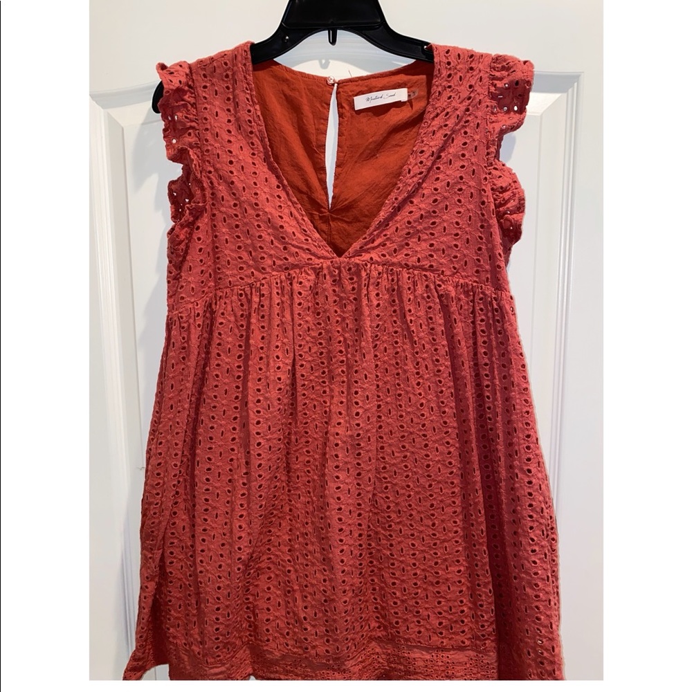 Coral dress